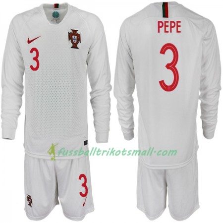 Fußballtrikots Portugal PEPE 3 Kinder WM 2018 Langarm Auswärts-trikot kaufen